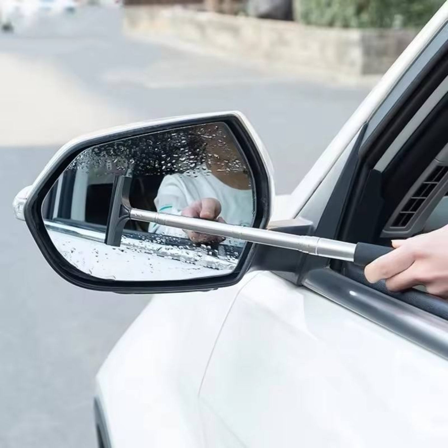 Stainless Steel Car Rearview Mirror Wiper