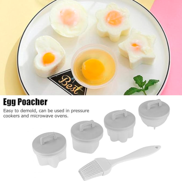 Egg Cooker Mould (Pack of 4)