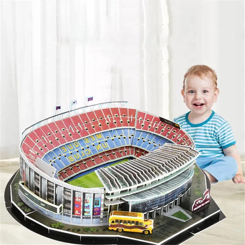 DIY Stadium Puzzle Game Toy