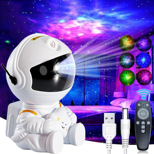 Astronaut Led Galaxy Projector Night Lights