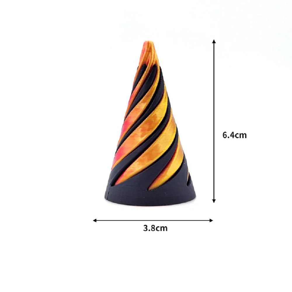 3d Printing Spiral Cone Fingertip Toys