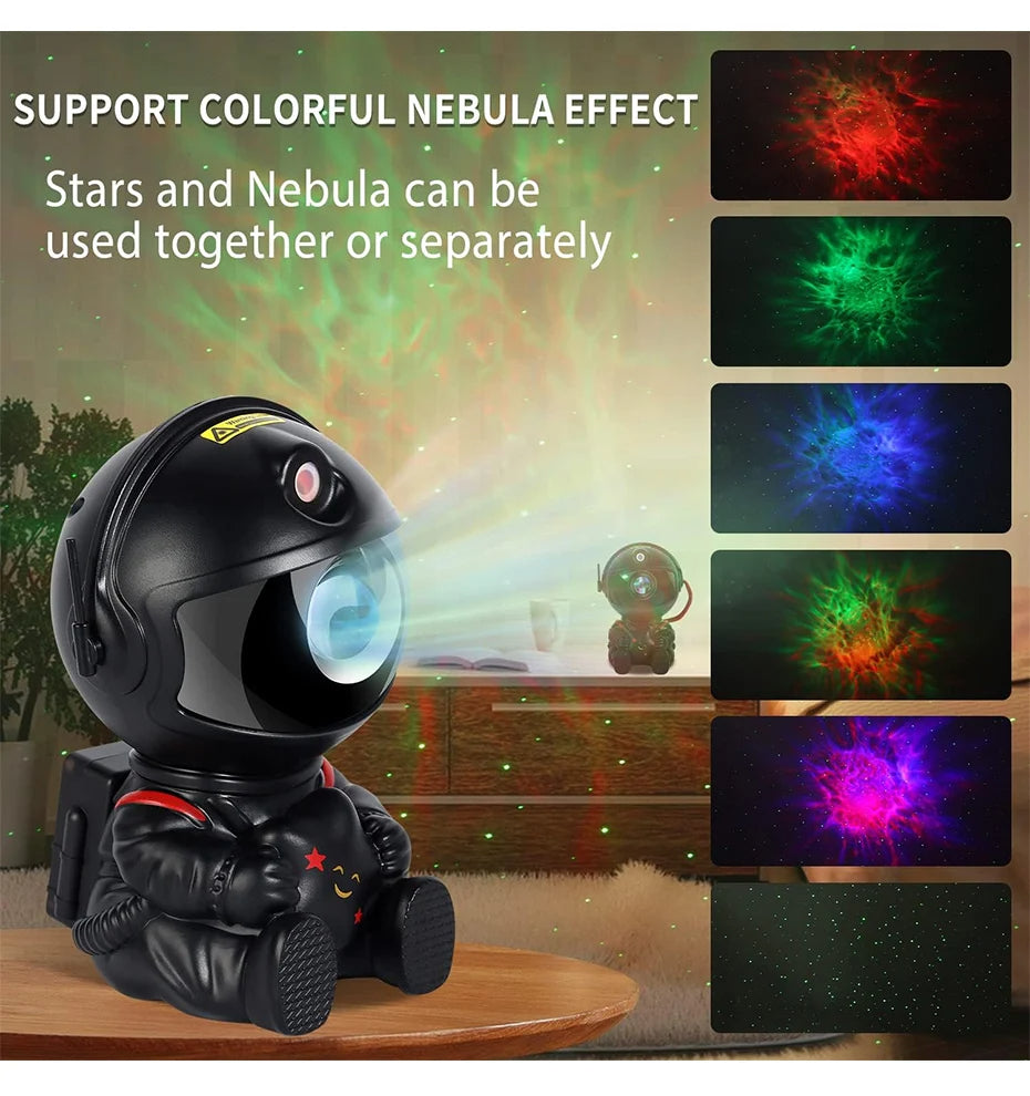 Astronaut Led Galaxy Projector Night Lights