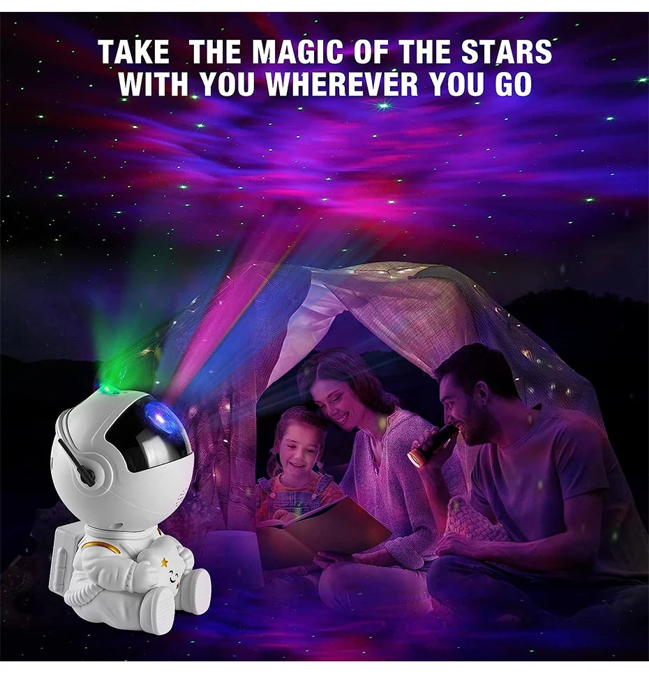 Astronaut Led Galaxy Projector Night Lights