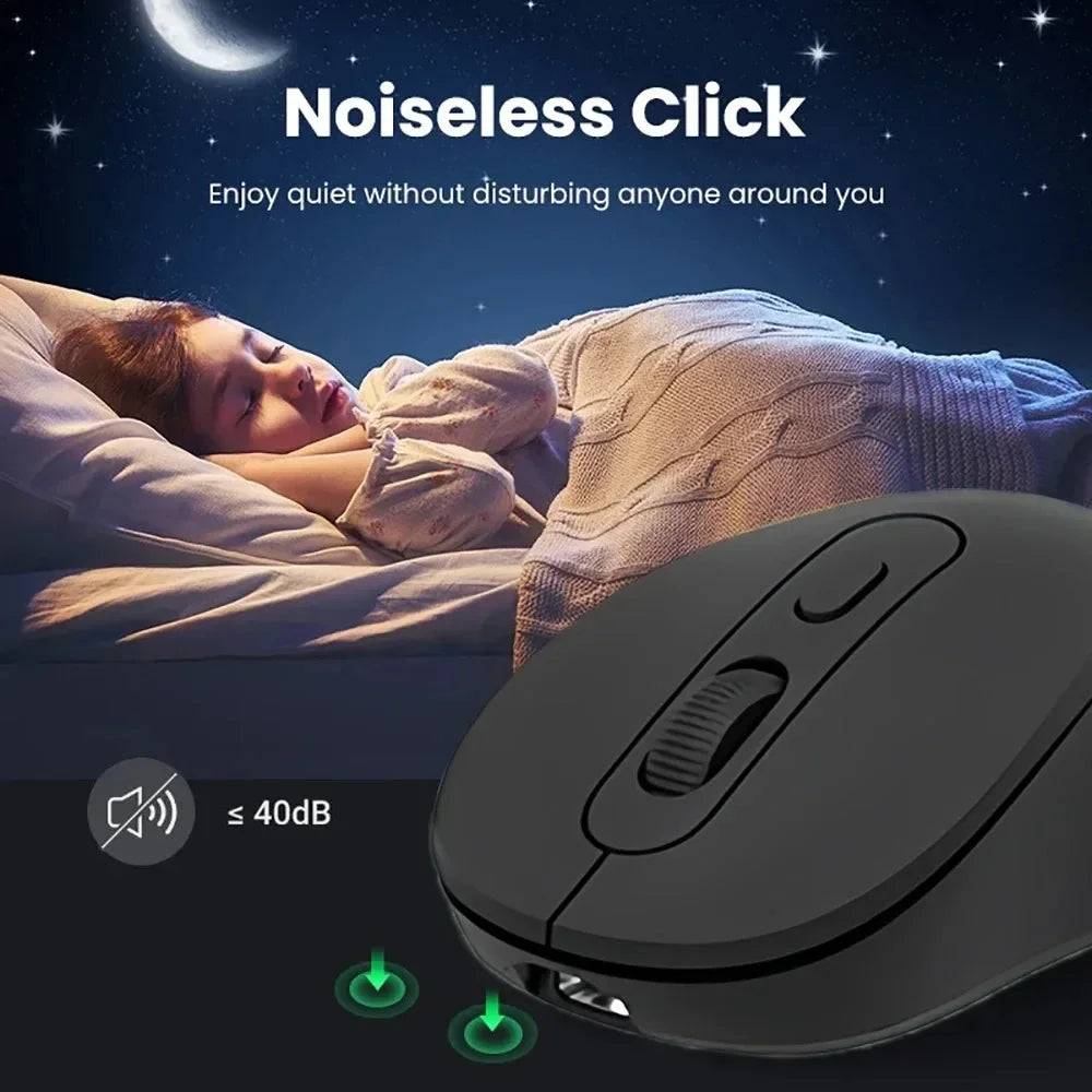 Bluetooth 5.2 Mouse 2.4G Wireless Mouse