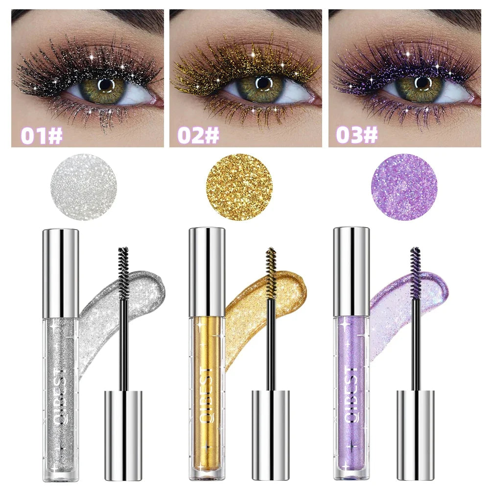 Waterproof Colorful Glitter Mascara